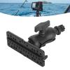 EBTOOLS Fish Finder Mount Base, Universal 360 Rotation Hex Base Fish Finder Bracket, Marine Electronic Fish Finder Mount for Marine Boat Kayak view 4
