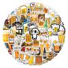 110Pcs Funny Beer Stickers for Adults Man, Vinyl Waterproof Cute Cup Stickers for Water Bottles Beer Glass Luggage, Eikecy Cartoon Stickers Gifts for Boy Friend Husband view 2