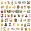 110Pcs Funny Beer Stickers for Adults Man, Vinyl Waterproof Cute Cup Stickers for Water Bottles Beer Glass Luggage, Eikecy Cartoon Stickers Gifts for Boy Friend Husband view 4