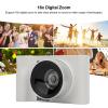 2.5K Digital Camera for Photography, 24MP Vlogging Camera with 2.88in Screen and Wi Fi, 16X Digital Zoom Compact Video Camera for Travel (White) view 3