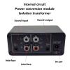 LiebeWH Dual Channel Isolation Amplifier 20dB Gain Audible Preamplifier 3.5mm Input Output for Common Ground Isolation Scenarios, LiebeWHb9ap6dxqs4 view 3