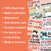 10pcs Video Game Sticker Sheet, Funny and Cute Vinyl Decals for Gamers, Streamers, and Tech Fans, Waterproof, UV-Resistant, for Laptop, Water Bottle, Console, Journal, Notebook, Phone Case view 3