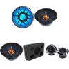 Memphis MM1024 10" Marine Subwoofer and SRXPT SRX 4" Pro Tweeters and SRXP62V2 SRX Pro 6.5" with All-in-One Enclosure Compatible with Ford Bronco Tailgate view 1