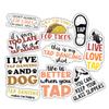 10pcs Tap Dance Sticker Sheet, Cute and Cool Vinyl Decals for Dancers Life, and Dance Teachers, Waterproof, UV-Resistant, for Laptop, Water Bottle, Notebook, Journal, Mirror, Phone Case view 1