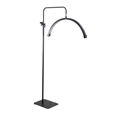 KEEN ESSENTIALS Luna LED Nail Light Half Moon Floor Lamp, 30006000K Adjustable Light for Nail Salon Manicure Table, Spa Reception, Massage Spa Furniture & Equipment, Black