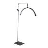 KEEN ESSENTIALS Luna LED Nail Light Half Moon Floor Lamp, 30006000K Adjustable Light for Nail Salon Manicure Table, Spa Reception, Massage Spa Furniture & Equipment, Black view 1