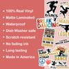 10pcs Breakdancing Sticker Sheet, Cute Funny Vinyl Decals for Dancers, Hip-Hop Fans, and Street Culture Lovers, Waterproof, UV-Resistant, for Laptop, Water Bottle, Journal, Notebook, Phone Case view 3