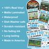 10pcs Fishkeeping Sticker Sheet, Cute Vinyl Decals for Aquarium Lovers, Fish Tank Owners, and Aquatic Hobbyists, Waterproof, UV-Resistant, for Laptop, Water Bottle, Journal, Phone Case view 3