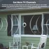 Antennas Direct ClearStream Eclipse Amplified UHF Indoor TV Antenna, Reversible, 50+ Mile Range  w/ 12 ft. Cable, Jolt Switch USB Amplifier view 3