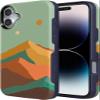 Casely iPhone 16 Plus Case | Endless Peaks | Colorblock Mountain | Compatible with MagSafe | Bold Protective Design view 3
