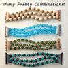 Make Your Own Beaded Stretch Band for Apple Watch iWatch | 38-40-41mm SMALL CASE SIZE | DIY Jewelry Kit | Handmade Custom | Accessories for Apple Watch iWatch Series 1-9 | Stretch Band Strap | 601 view 3