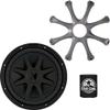 KICKER Subwoofer and Grille Package of 2 Items: 12" CompVX Subwoofer DVC 2-ohm with ABS Grille - 50CVX122 Sub & GR120 Grill view 1