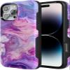 Casely iPhone 16 Pro Max Case | Tie Dying Over You | Purple Marble | Compatible with MagSafe | Bold Protective Design view 3