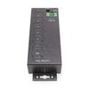 Coolgear 7-Port USB-C 3.2 Hub with 5Gbps Data, Surge Protection, Screw-Lock Ports, Wide Power Input for Industrial Use view 3