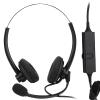 Adjustable Length Noise Cancelling Telephone Headphone Customer Service Headphone Smart Device for Mobile Phone Tablet Computer view 2