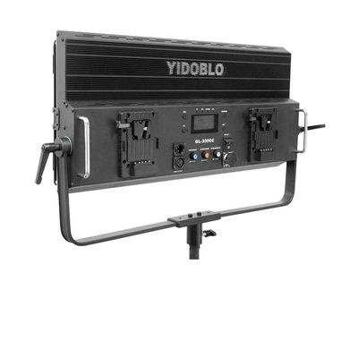 300W RGB LED Video Light Professional Continuous Output Lighting Full Color 2800K-9990K, DMX Remote Control Panel Light for Film Video Studio (300W)