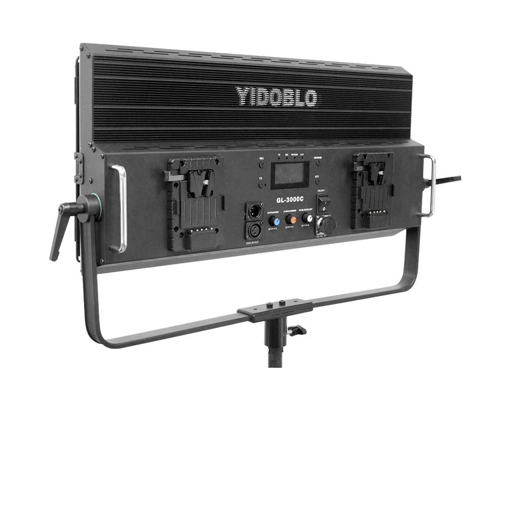 300W RGB LED Video Light Professional Continuous Output Lighting Full Color 2800K-9990K, DMX Remote Control Panel Light for Film Video Studio (300W)
