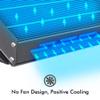 200W LED Panel Light Professional RGB LED Video Light Continuous Light, Remote Control 2700K-7500K Photographic Lighting RGB Fill Light for Photo Studio (200W) view 2