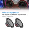 Akozon Car Stereo Speaker System, 6.5inch Crossovers Tweeters Set High Fidelity Component Speaker System Sensitive for Home Car view 2