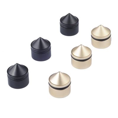 4pcs 33mm Aluminium Alloy Speaker Spike Pad Shockproof Stand Isolation Feet Base