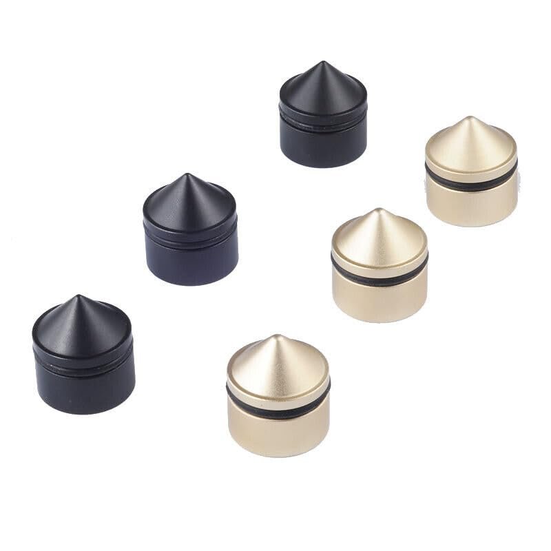4pcs 33mm Aluminium Alloy Speaker Spike Pad Shockproof Stand Isolation Feet Base