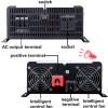 Lakenbroade 5000W Pure Sine Wave Inverter DC 12V 24V 48V to 110V/220V AC Car Converter Power Inverter with for Motorhomes,Truck,Boat,Camping,Household,Van,24Vto110V view 4