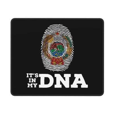 Emblem of The Tuvan People's Republic It's in My DNA Mouse Pad Non-Slip Rubber Base 10x12 in Square Waterproof Mouse Pad for Laptop Office Desk Accessories Mouse Pad
