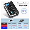 Smart Lock Intelligent Door Lock Fingerprint Electronic Digital Opener Electric Biometric Fingerprint Glass Code Card (Color : Single Iron Wodden) (Single Iron Wodden) view 3