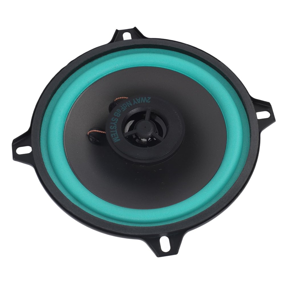 Akozon 2 Way Coaxial Speakers, Coaxial Car Stereo Speakers 4 Ohm Impedance 90DB Sensitivity Dome Tweeter (5 inch (SKU VO502))