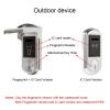 Smart Lock Fingerprint Electronic Door Lock with IC Card Reader Fingerprint Verification for Off-site Door IP65 (Color : Fingerprint IC A Out) (Fingerprint Ic B in) view 3