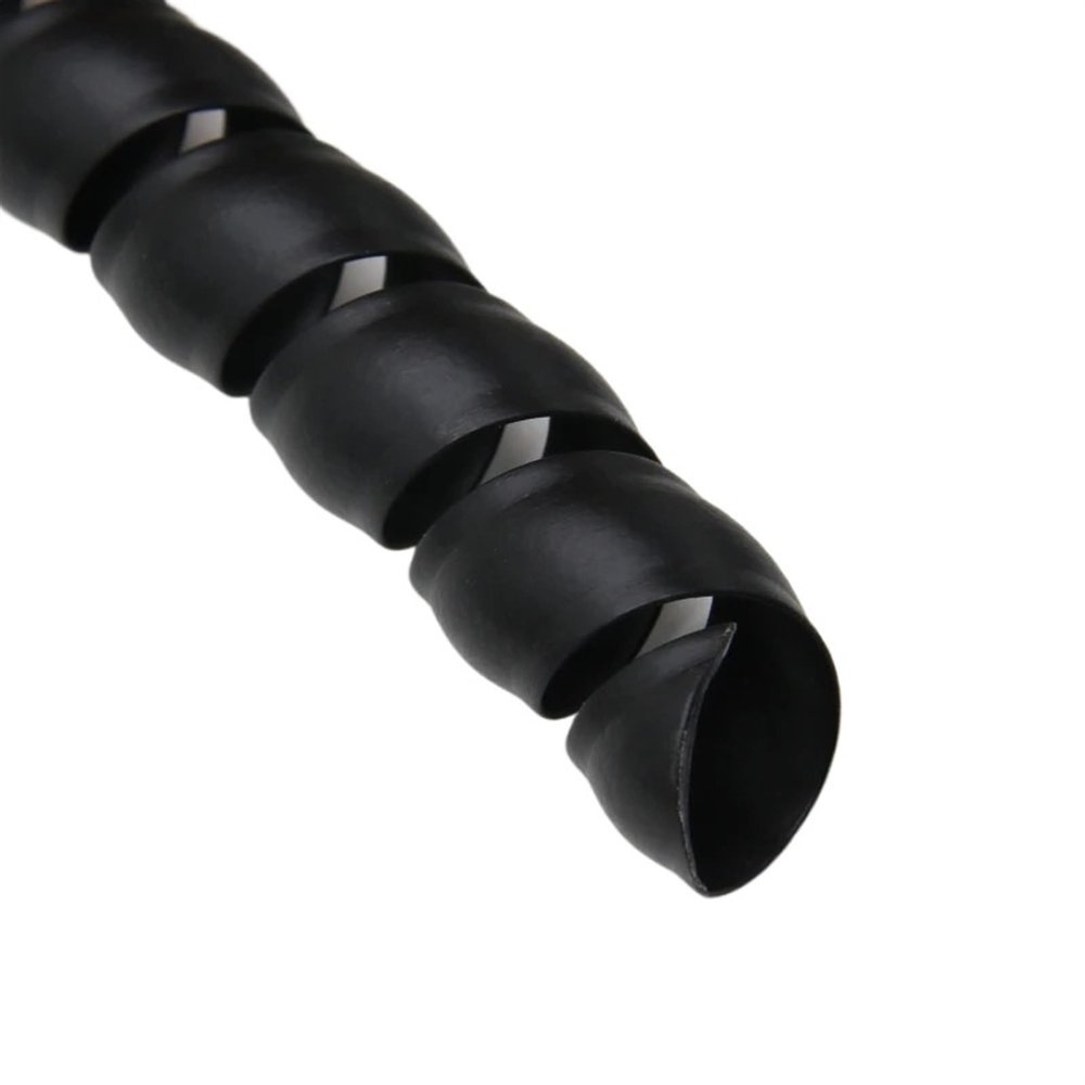 Spiral Protector 1pcs Spiral Wrap Winding 8mm to 30mm Tube Diameter Line Cover Pipe Protection Flexible Cable Wire Organizer Cable Sleeve Wraps Cable(ID 8mm,2 Meters)