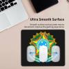 Coat of arms of Brazil Mouse Pad Non-Slip Rubber Base 10x12 in Square Waterproof Mouse Pad for Laptop Office Desk Accessories Mouse Pad view 4