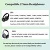 3.5mm to 2.5mm Audio Cable for JBL Headphones, Replacement Aux Cord Compatible with JBL Tune 760NC 750BTNC 710BT 700BT 660NC Live 660NC 650BTNC 500BT E45BT E55BT with in-line Mic & Volume Control view 2