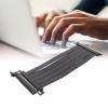 PCIE Extension Cable, PCIE 4.0 X16 Cable High Shielding Property 180 Degree Plug and Play Efficient 128Gbps Professional for Graphics Card (40cm) view 4