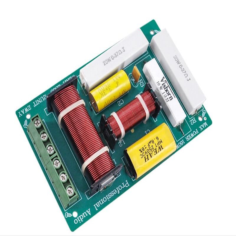 2pcs 160W 2 Way High-Low Speaker Frequency Divider Audio Crossover Filter