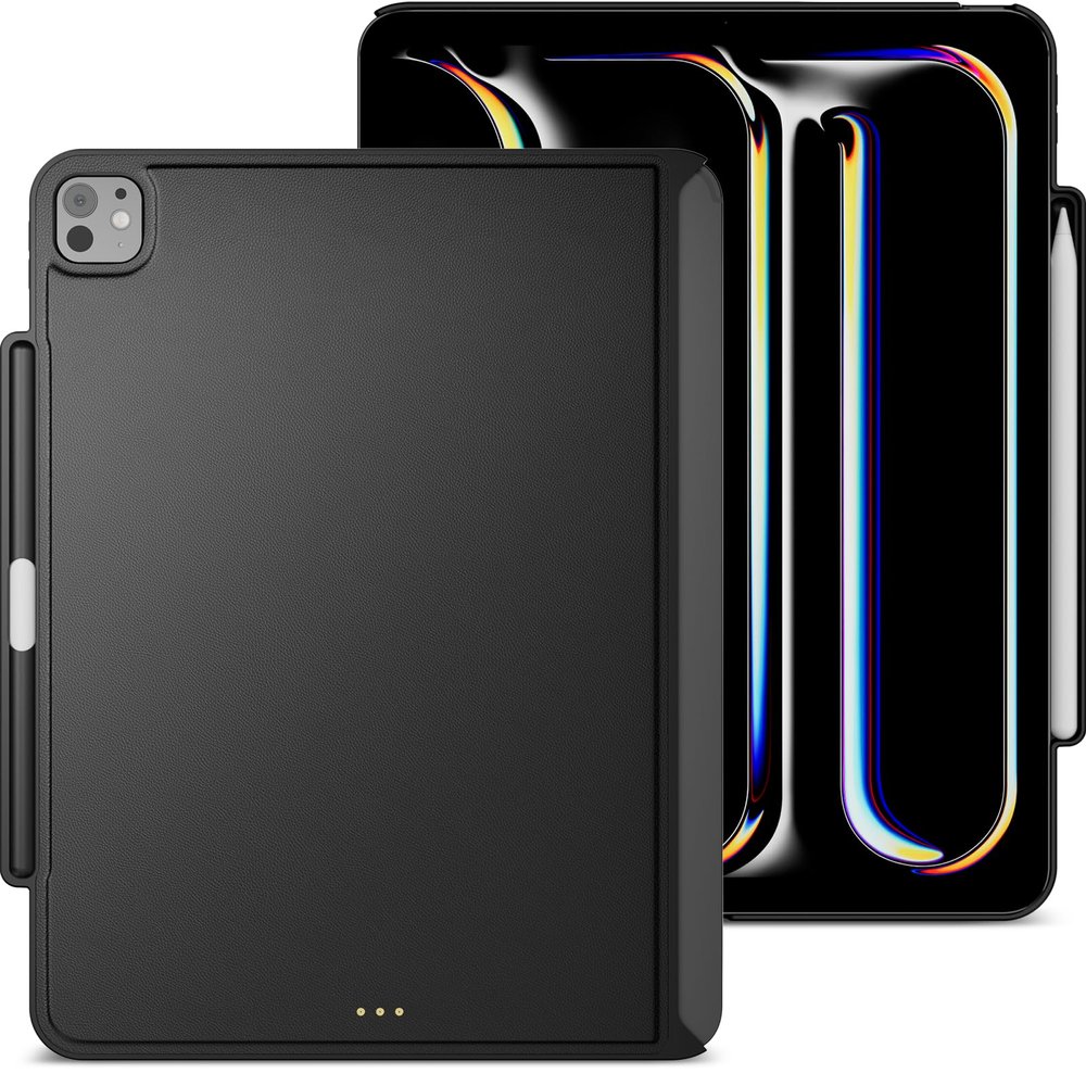MAGEASY CoverBuddy for 2024 iPad Pro 13" - iPad Pro Case Compatible with Magic Keyboard for iPad Pro (M4), Enhanced Thickness & Heat Dissipation (Black 5.0)