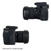 JJC EW-63C Reversible Lens Hood & 2-Pack 58mm Lens Cap Cover for Canon EOS Rebel T8i T7i T6i T5i SL3 SL2 90D 80D 70D 77D with Kit Lens EF-S 18-55mm f/3.5-5.6 is STM or EF-S 18-55mm f/4-5.6 is STM Lens view 4