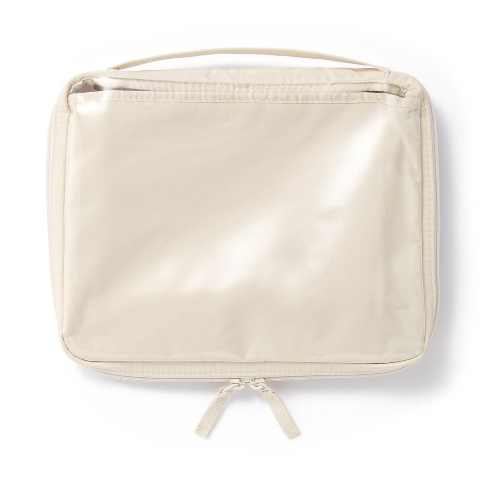 MUJI NDG10A3A Collection Case A5 Wide Ivory (Width x Height 220 x Gusset) Approx. 11.0 x 1.4 inches (280 x 220 x 35 mm)