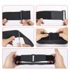 TUGEUNYU 2" x 16 ft self-Adhesive Hook and Loop Tape, Reusable Fasteners Tape 15 Plastic Buckles, Adjustable Tightening Cable Straps, Nylon Cinch Straps for Storage, Sewing (2 in X16 ft) view 4