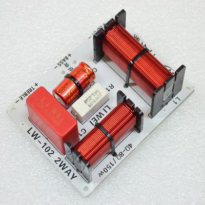 2X 150W 2 Way High-Low Speaker Frequency Divider Audio Crossover Filter