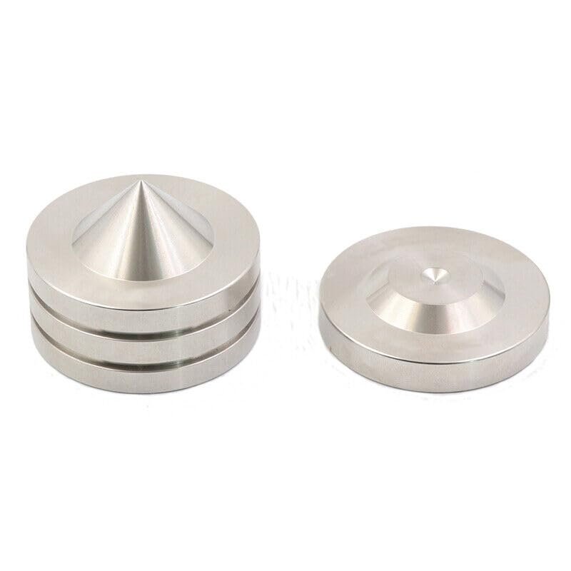 3pcs 49mm Stainless Steel Speaker Damping Spikes Stand Feet Isolation Base Pads