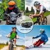VSYSTO Helmet Camera for Bicycle Motorcycle, Remote Control, WiFi HD 1080P Portable Waterproof Handlebar Camera, G-Sensor, Loop Recording view 3