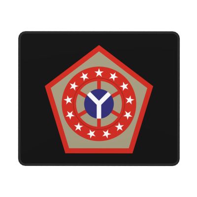 108th Sustainment Brigade SSI Mouse Pad Non-Slip Rubber Base 10x12 in Square Waterproof Mouse Pad for Laptop Office Desk Accessories Mouse Pad