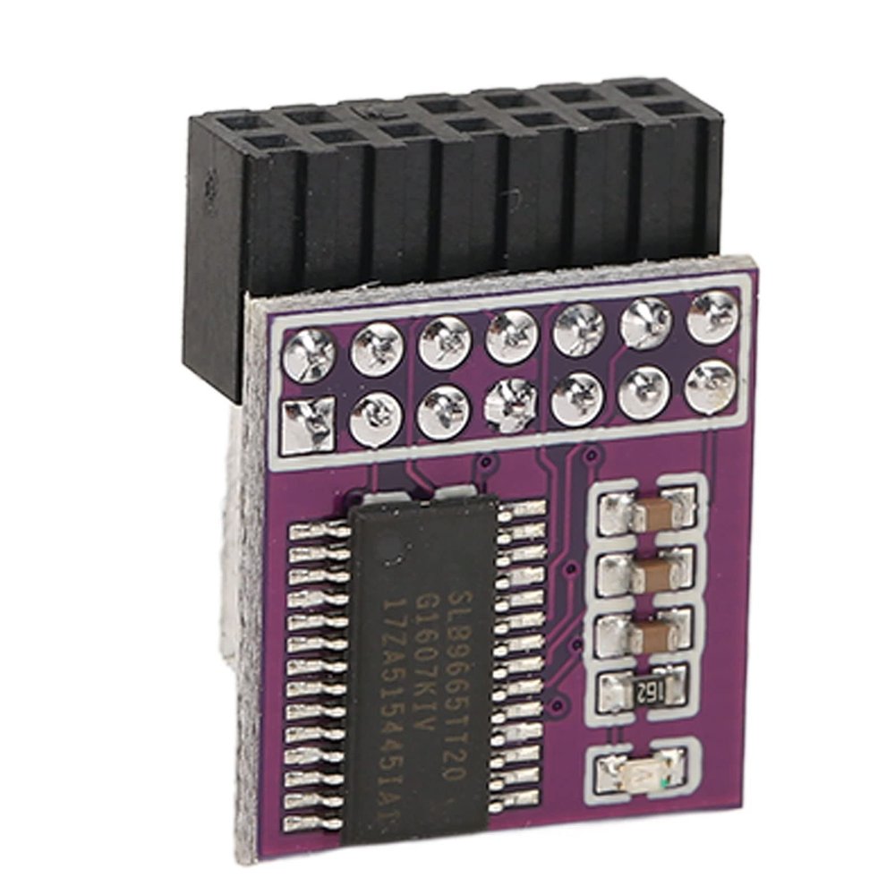 14Pin TPM2.0 Module, LPC Interface TPM 2.0 Encryption Security Module Replacement for Home
