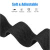 2 Pack Compatible with Samsung Galaxy Watch 3 45mm / Samsung Gear S3 Frontier/Samsung Galaxy Watch 46mm, 22mm Soft Elastic Nylon Adjustable Wristband for Men Women (Light gray+Blue) view 4