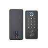 Compatible with APP Smart Remote Control Fingerprint Biometric Password Card Password Automatic Latch (Color : Silver APP) (Black) view 1