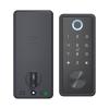 Compatible with APP Smart Remote Control Fingerprint Biometric Password Card Password Automatic Latch (Color : Silver APP) (Black) view 3