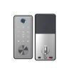 Compatible with APP Smart Remote Control Fingerprint Biometric Password Card Password Automatic Latch (Color : Silver APP) (Black) view 4