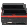 Hard Drive Bay, Hot Swap USB2.0 to IDE Cloner Function Bay Plug and Play HDD Docking Station for 8TB SSD (US Plug 110240V) view 2