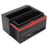 Hard Drive Bay, Hot Swap USB2.0 to IDE Cloner Function Bay Plug and Play HDD Docking Station for 8TB SSD (US Plug 110240V) view 3